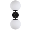 Nástenné svietidlo DORADO čierne 2x40W E14 Light Prestige