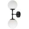 Nástenné svietidlo DORADO čierne 2x40W E14 Light Prestige