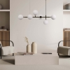 ALISA závesné svietidlo čierne 6x40W E14 Light Prestige