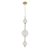 DORADO zlatá 3x10W E14 závesná lampa Svetlo Prestige
