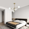 DORADO zlatá 6x40W G9 závesná lampa Svetlo Prestige