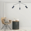 FUTURO čierna 3x35W GU10 závesná lampa Svetlo Prestige