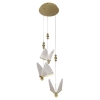 MARIPOSA zlatá 3xLED závesná lampa Light Prestige LP-1715/3P