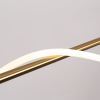 MELECA S gold 1x24W LED závesné svietidlo Light Prestige