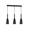 Závesné svietidlo SOLIN čierne 3x60W E27 Light Prestige
