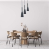 Závesné svietidlo SOLIN sivé 3x60W E27 Light Prestige