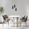 SOLIN čierno-zlatá závesná lampa 3x60W E27 Light Prestige