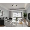 Plafond RING S čierny 1xLED 3000K Light Prestige