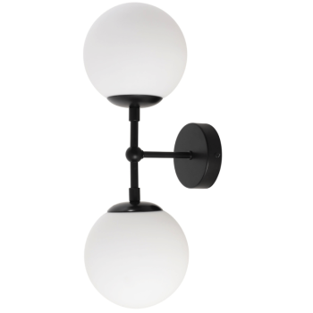 Nástenné svietidlo DORADO čierne 2x40W E14 Light Prestige