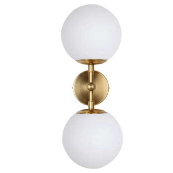 Nástenné svietidlo DORADO zlaté 2x40W E14 Light Prestige