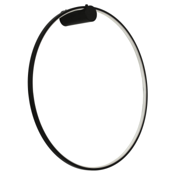 Nástenné svietidlo Zrkadlo čierne L 1x50W LED 90 cm Light Prestige