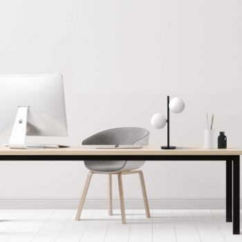 Stolná lampa DORADO čierna 2x40W G9 Light Prestige