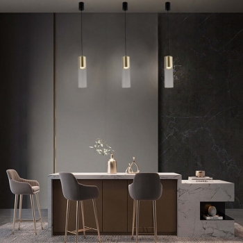 MANACOR zlatá 1x50W GU10 závesná lampa Svetlo Prestige