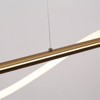 MELECA S gold 1x24W LED závesné svietidlo Light Prestige