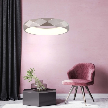 REUS zlatá 1x36W LED závesná lampa Light Prestige