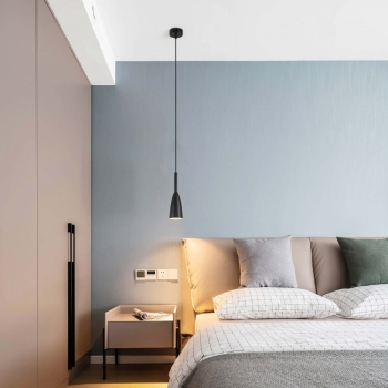 Závesné svietidlo SOLIN čierne 1x60W E27 Light Prestige
