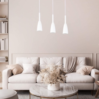 SOLIN závesné svietidlo biele 3x60W E27 Light Prestige