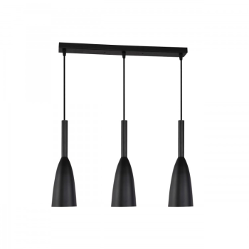 Závesné svietidlo SOLIN čierne 3x60W E27 Light Prestige