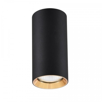 MANACOR čierno-zlaté povrchové svietidlo 1x50W GU10 17 cm Light Prestige