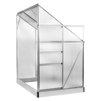 Nástenný skleník z polykarbonátu 1,95 x 1,30 x 2,05 m
