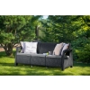 CORFU Max Love Seat 3-miestna záhradná pohovka - grafitová