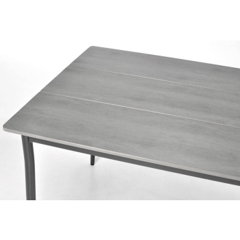 Hliníkový záhradný stôl BOSANO 180 x 90 cm - čierny