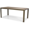 Veľký záhradný stôl pre 8 osôb z hliníka MODENA 180 x 90 cm - hnedý