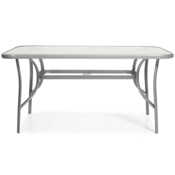 6-miestny záhradný jedálenský set MALAGA LIGHT grey