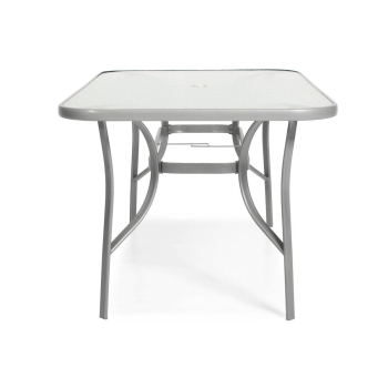 6-miestny záhradný jedálenský set MALAGA LIGHT grey