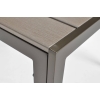 MODENA hliníkový záhradný stôl pre 6 osôb 150 x 90 cm - hnedý