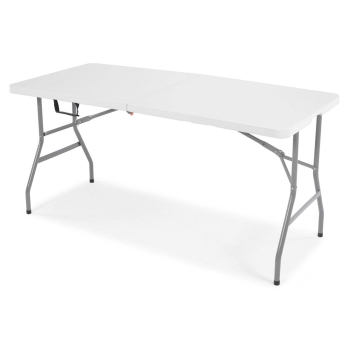 Skladací stolík CATERING TABLE biely 150 cm