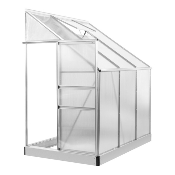 Nástenný skleník z polykarbonátu 1,95 x 1,30 x 2,05 m