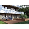 Kompozitná palubovka BERGDECK PURE Chestnut, brúsená 240 × 15 × 2,5 cm