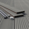 Kompozitná palubová doska BERGDECK B150 Antracitová brúsená 240 × 15 × 2,5 cm