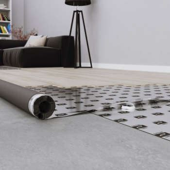 Podkladová vrstva pre laminátové a drevené podlahy Optima Expert Aquastop (3v1_akustické vlastnosti, tepelná izolácia, tvrdosť)