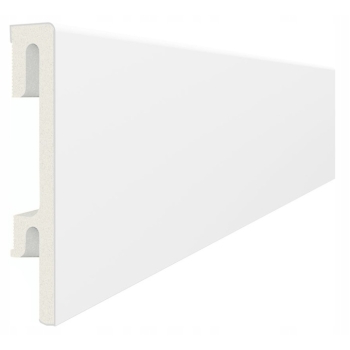 PVC penová lišta BETA 80mm 2,2m biela