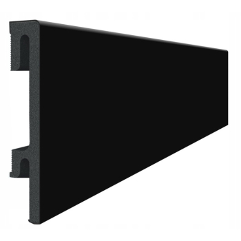 Bravo 80 mm 1,2 m PVC penová lišta 307 čierna