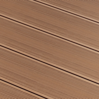 BERGDECK SKANDYNAWIA Kastanije kompozitná palubovka, kartáčovaná 240 × 15 × 2,5 cm