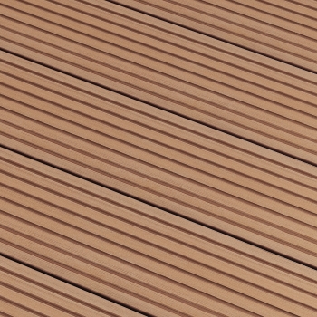 BERGDECK SKANDYNAWIA Kastanije kompozitná palubovka, kartáčovaná 240 × 15 × 2,5 cm