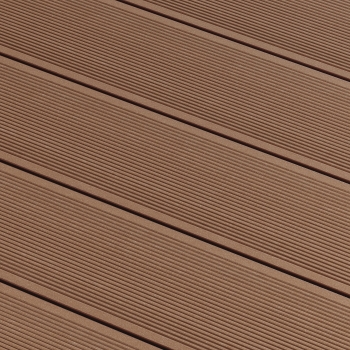 Kompozitná terasová doska BERGDECK B150, gaštan, brúsená 240 × 15 × 2,5 cm