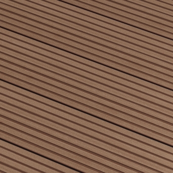 Kompozitná terasová doska BERGDECK B150, gaštan, brúsená 240 × 15 × 2,5 cm
