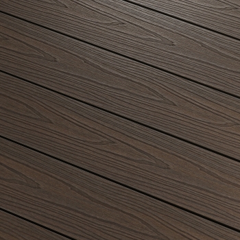 Kompozitná palubová doska BERGDECK W138 Teak/dub kartáčovaná 290 × 13,8 × 2,4 cm