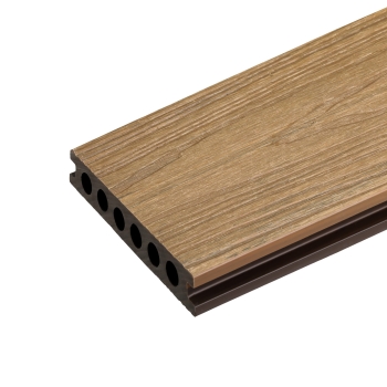 Kompozitná palubová doska BERGDECK W138 Teak/dub kartáčovaná 290 × 13,8 × 2,4 cm