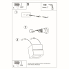 Keramická nástenná lampa LEO LINE 1x60W E27 Sollux Lighting