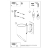 Nástenné svietidlo PENNE 20 čierne 1x40W G9 Sollux Lighting