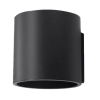 Nástenné svietidlo ORBIS 1 čierne 1x40W G9 Sollux Lighting