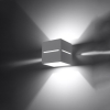 Nástenné svietidlo LOBO biele 1x40W G9 Sollux Lighting
