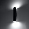 Nástenné svietidlo LAGOS 2 čierne 2x10W GU10 Sollux Lighting