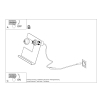 Stolná lampa INCLINE biela 1x60W E27 Sollux Lighting