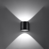 Nástenné svietidlo ORBIS 1 čierne 1x40W G9 Sollux Lighting